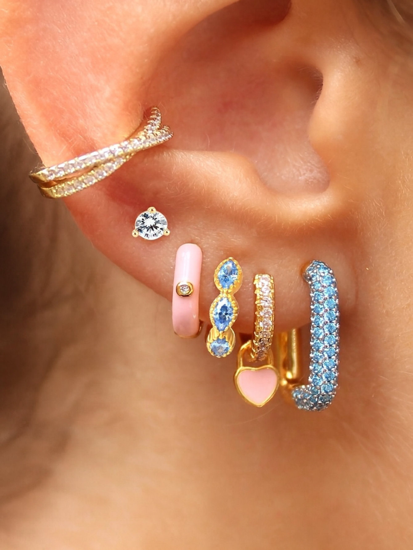 Colorful Ear Stack